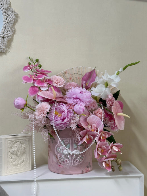 Forever Love - Artificial Flower Box