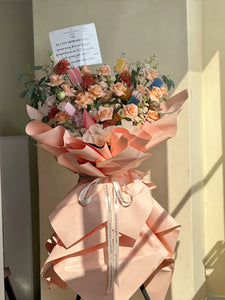 Grand Opening Flower Stand - Pastel Orange