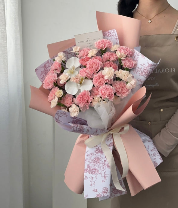 Pink Carnations Bouquet